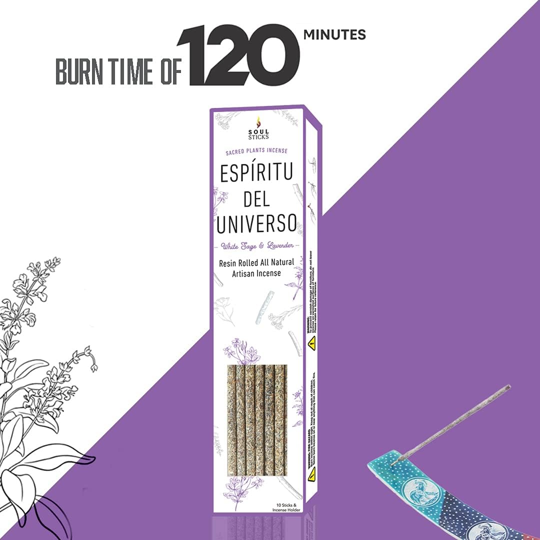 Soul Sticks 10pcs White Sage Lavender Incense Sticks