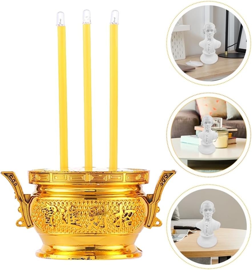 Zerodeko LED Electronic Incense Burner Bowl