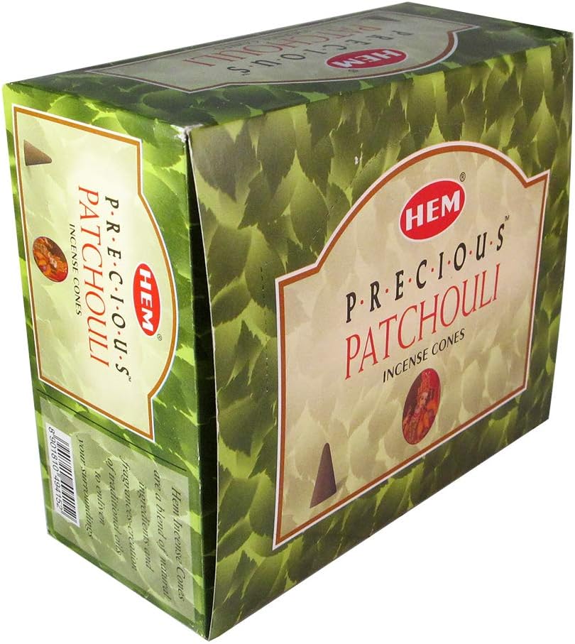 Precious Patchouli Incense Cones and Cone Burner Bundle