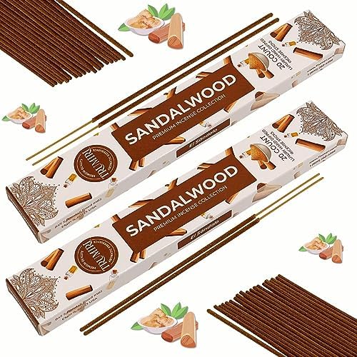 Sandalwood Incense Sticks - Dual Pack of 20