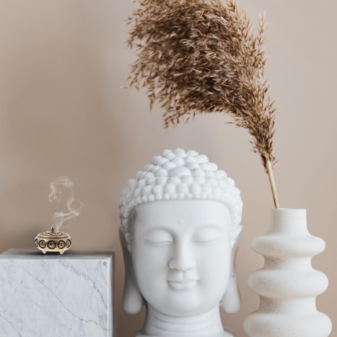 CIMAXIC Brass Chinese Zodiac Incense Burner - Decor and Aromatherapy