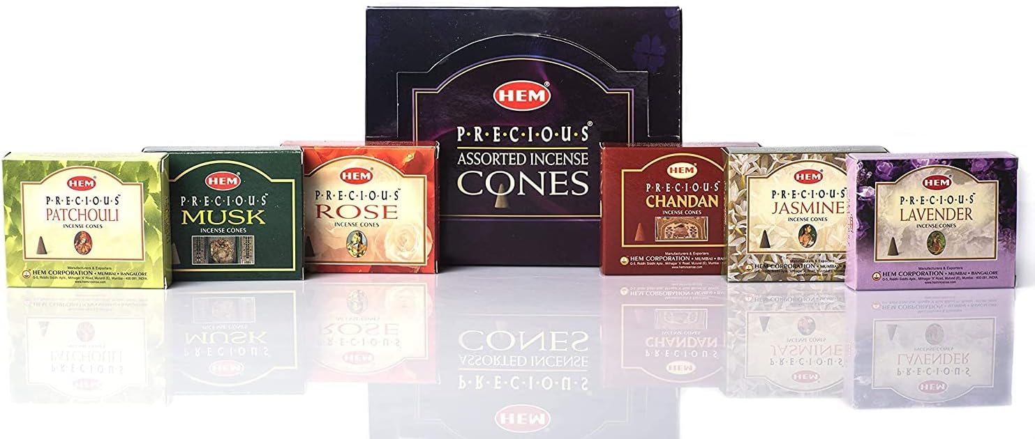 Precious Series Assortment 12 Boxes 6 Scents HEM Incense