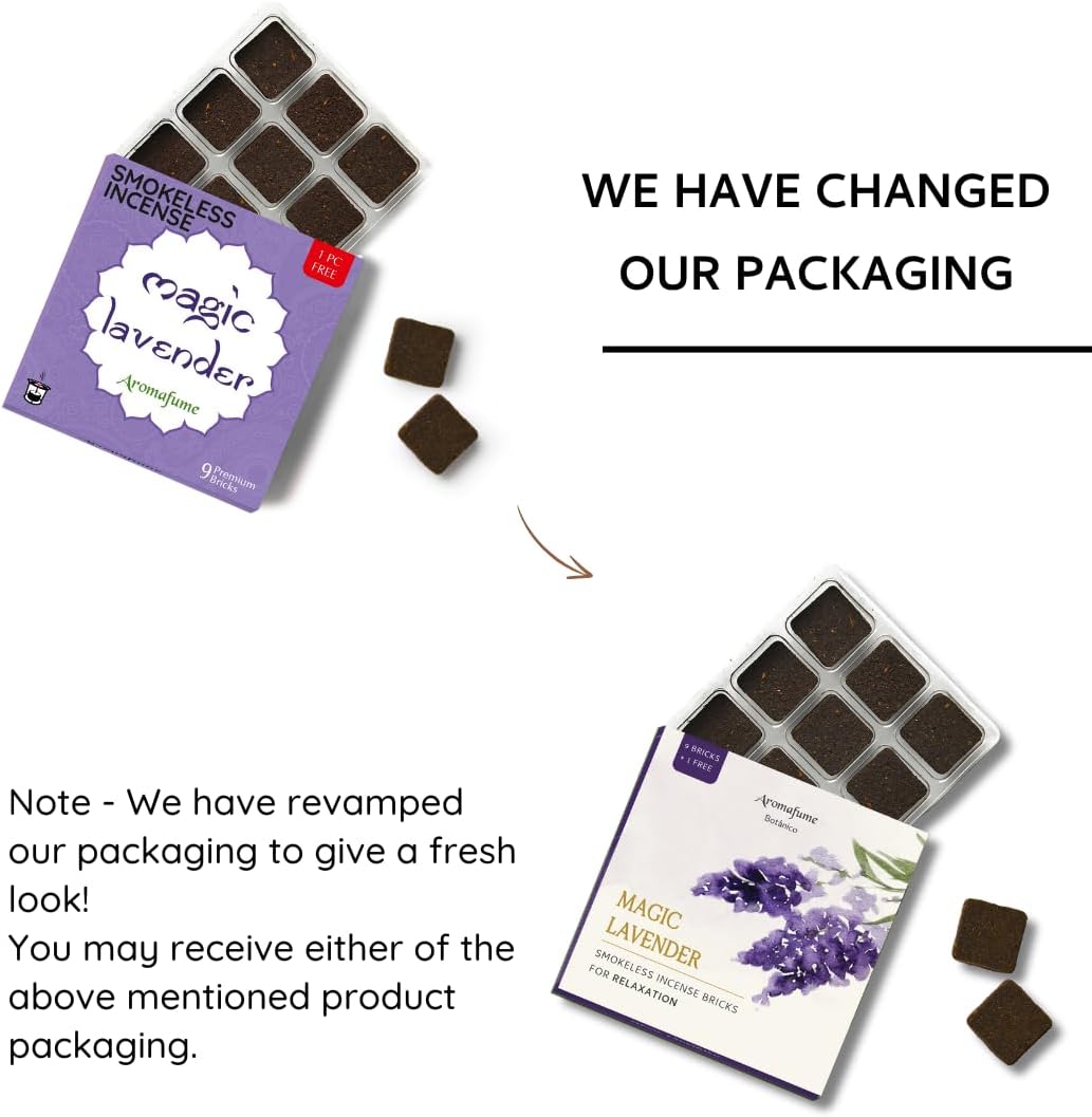 Magic Lavender Incense Bricks Refill Pack 3x9 by Aromafume