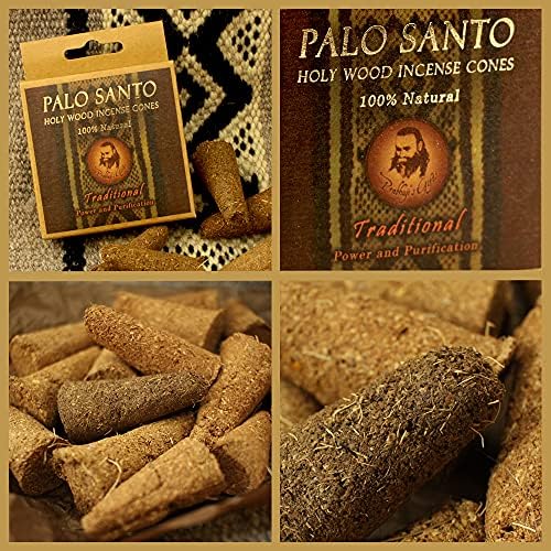 Prabhujis Gifts Palo Santo Incense Cones - 6 Pack