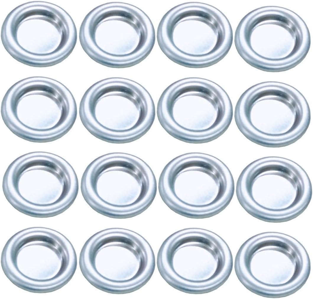 50Pcs Mini Metal Incense Holder Tray Silver