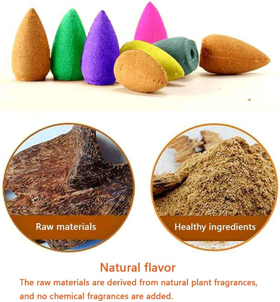600 pcs Backflow Incense Cones for Waterfall Burner