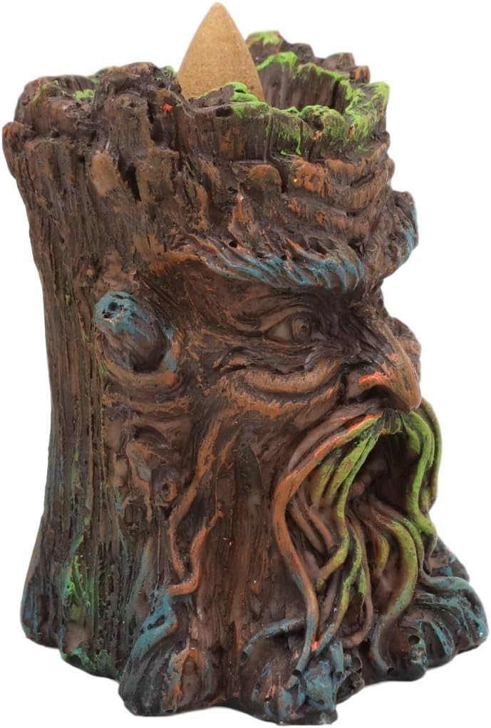 Ebros Gift Magical Forest Greenman Incense Burner Sculpture