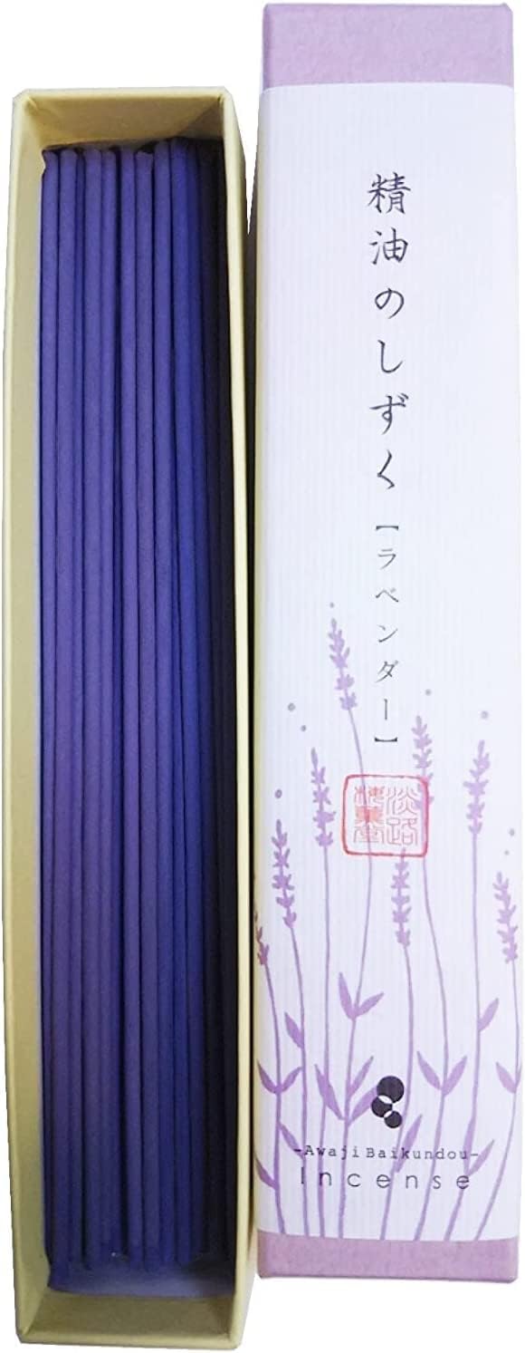 SEIYUNOSHIZUKU Lavender Incense Sticks Made in Japan