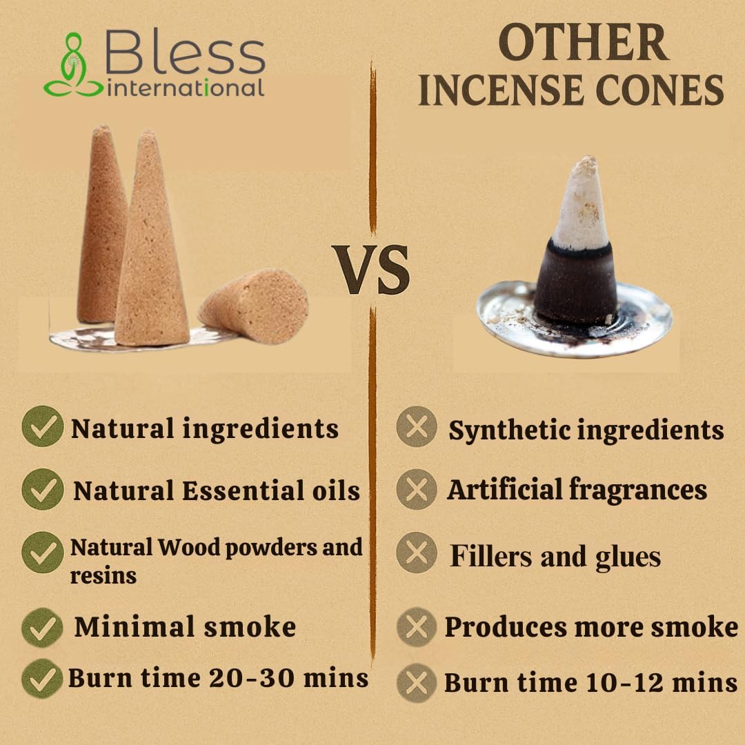 Bless International Natural Citronella Incense Cones 10 Count