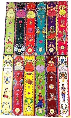 Sreevani Indian Heritage Incense Sticks Gift Pack of 12