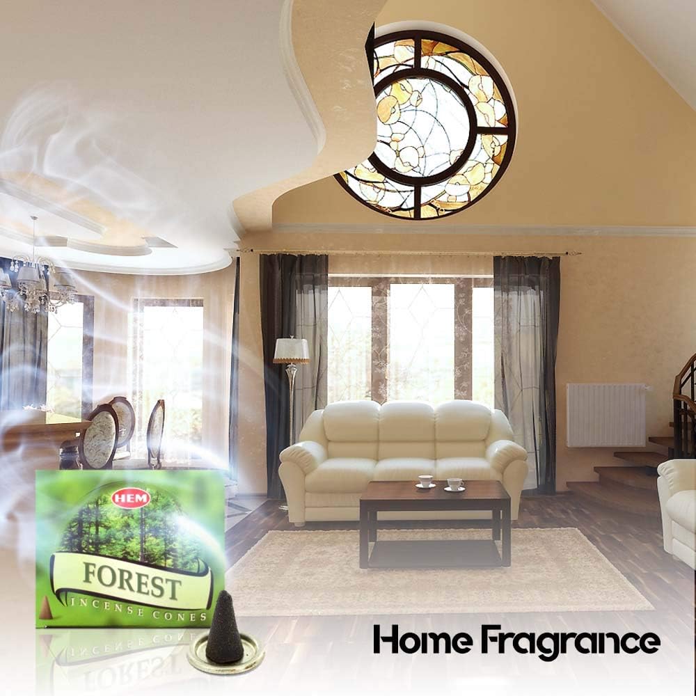 HEM Forest Pack of 12 Incense Cones Boxes 10 Each