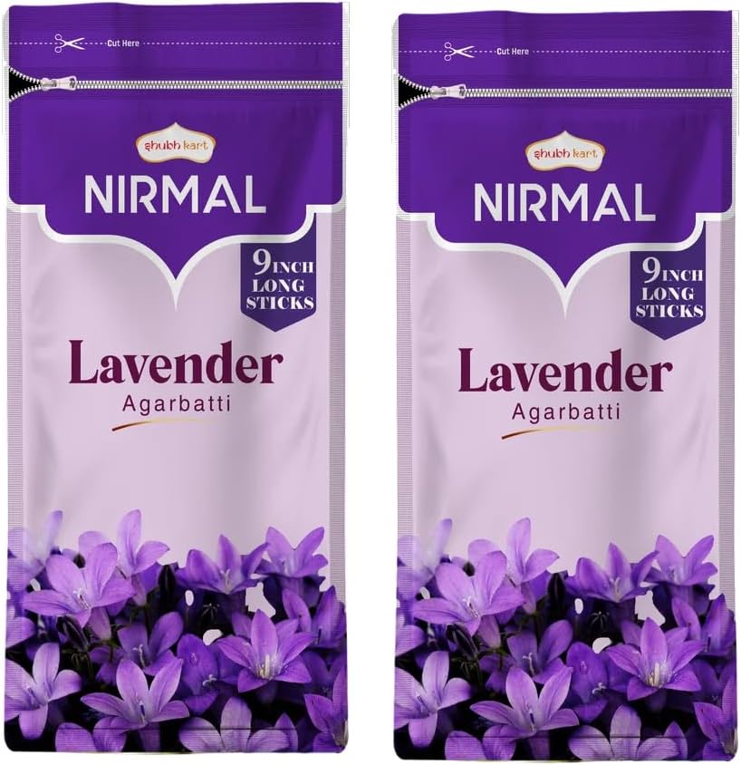 Shubhkart Nirmal Lavender Incense Sticks - 200 Sticks Pack of 2