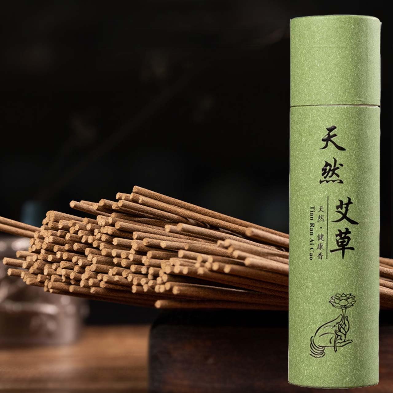 Natural Mugwort Incense Sticks for Meditation and Spiritual Cleansing