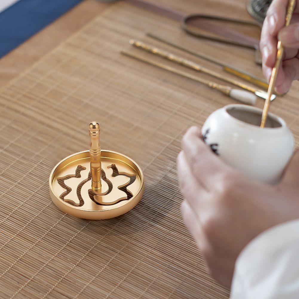 WEBEEDY 3 Pcs Brass Incense Press Set for DIY Home Fragrance
