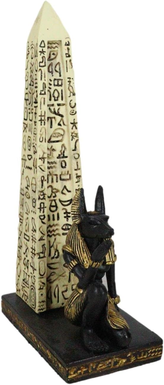 Egyptian Anubis Incense Holder Resin Figurine Decor