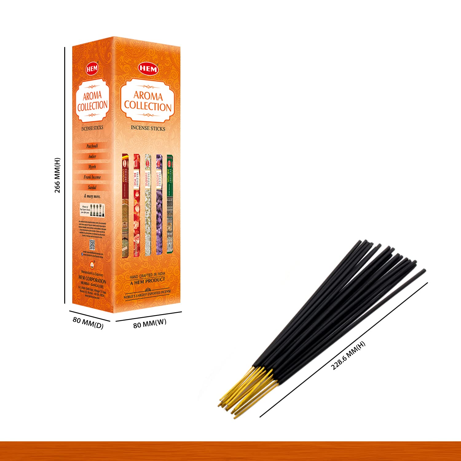 HEM Aroma Collection 25 Scents 200 Sticks