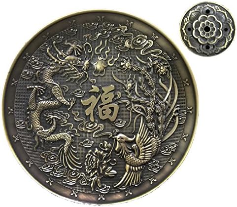OTOFY Tibetan Buddha Incense Burner Holder with Gourd