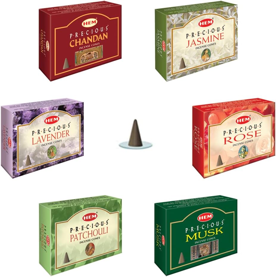 Precious Series Assortment 12 Boxes 6 Scents HEM Incense