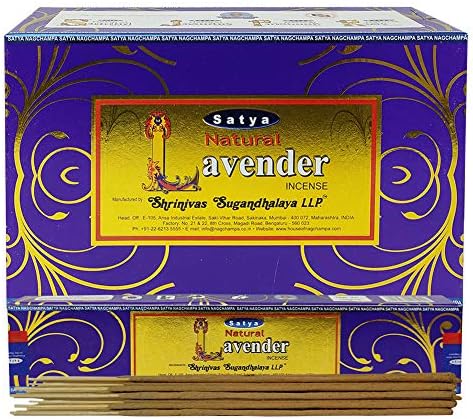 Natural Lavender Incense Sticks and Holder Bundle