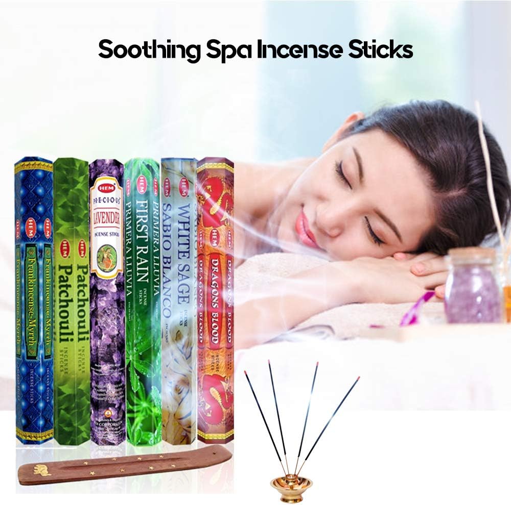 Toms Incense - 6 Popular Scents 240 Total Sticks
