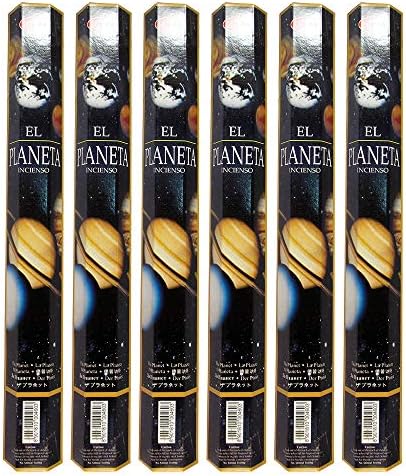 HEM Planet Box of Six 20 Gram Incense Tubes