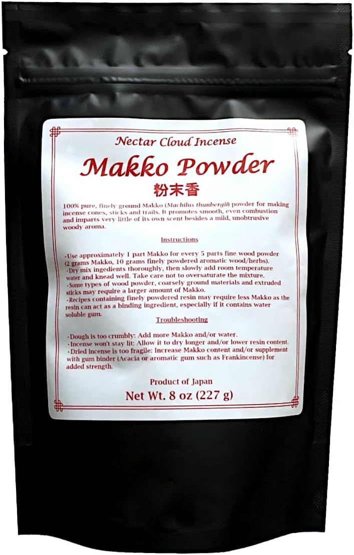 Nectar Cloud Makko Powder 8 oz for Incense Making