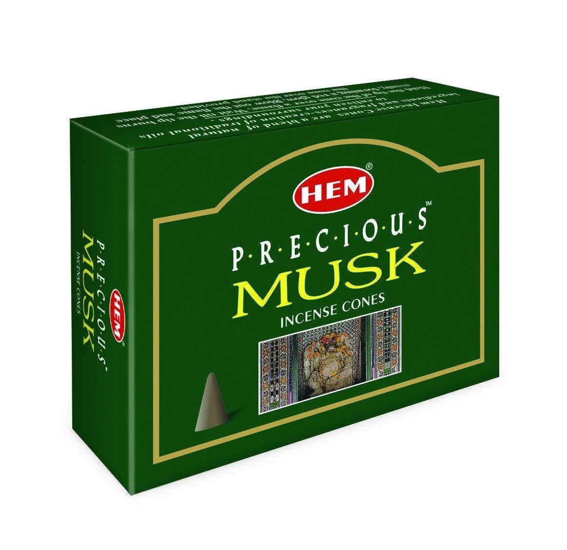 HEM Precious Musk Incense 12 Boxes 10 Cones Each