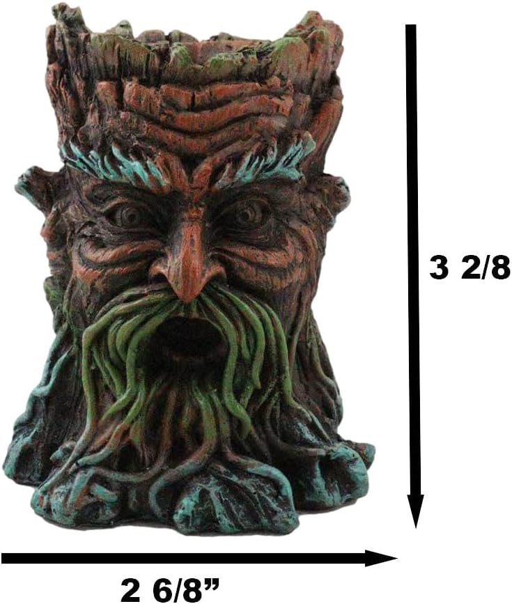 Ebros Gift Magical Forest Greenman Incense Burner Sculpture