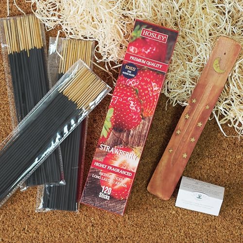 Hosley 120 Pack Strawberry Incense Sticks