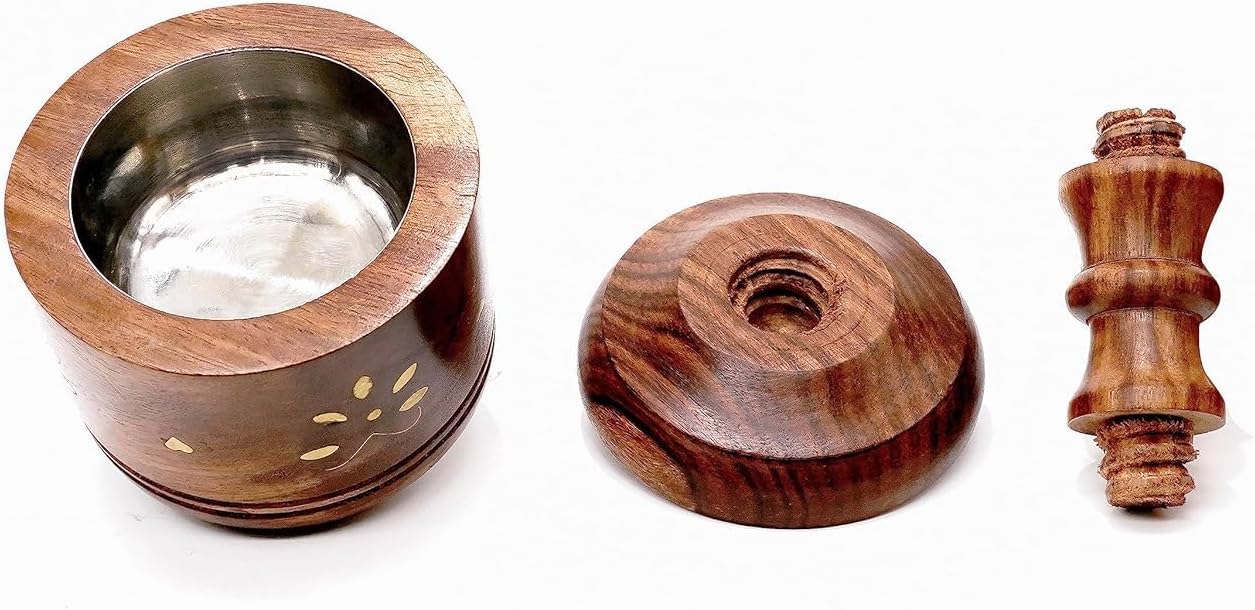 Sogra Wooden Incense Burner with Dhoop Stand
