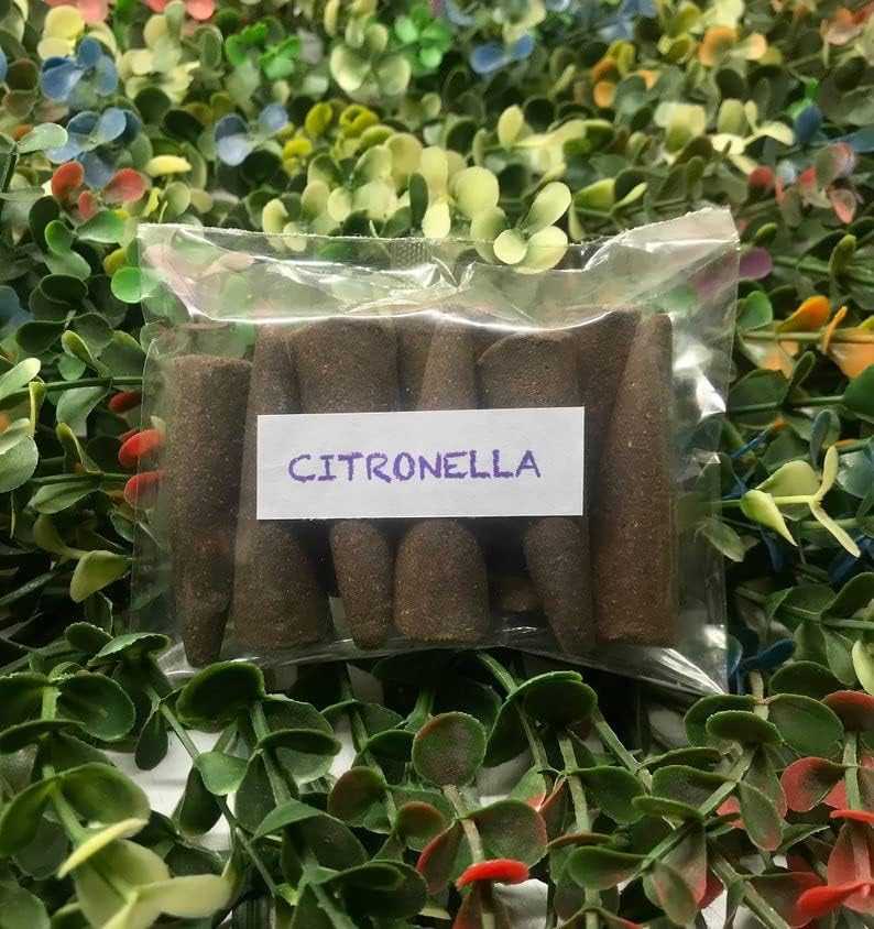 Citronella Backflow Incense Cones 25 Pack