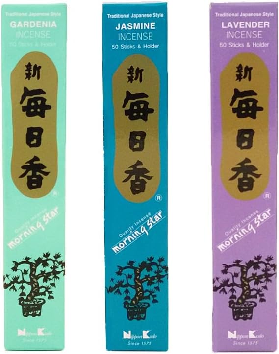 Nippon Kodo Morning Star Incense Bundle 3 x 50 Sticks