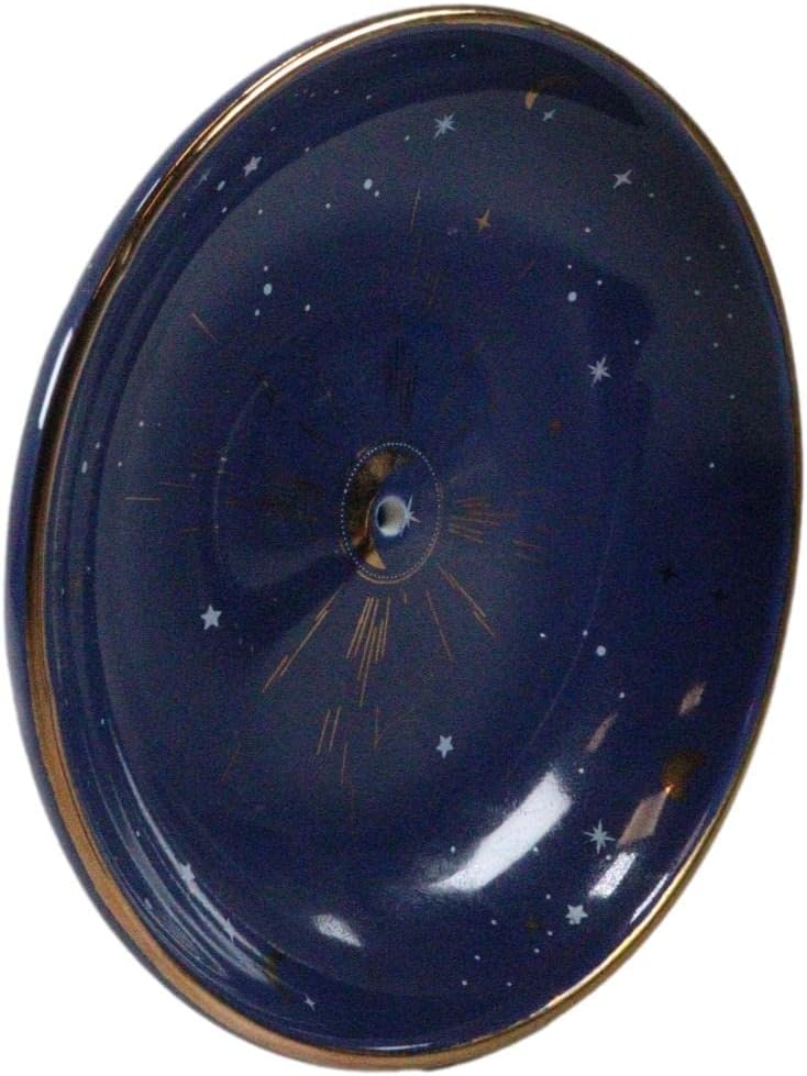 Mystic Starry Sky Incense Holder Ceramic Decor