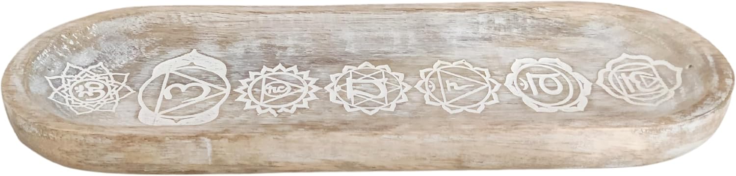 Vaniya Crafts Wooden Boat Shape Incense Holder Stand