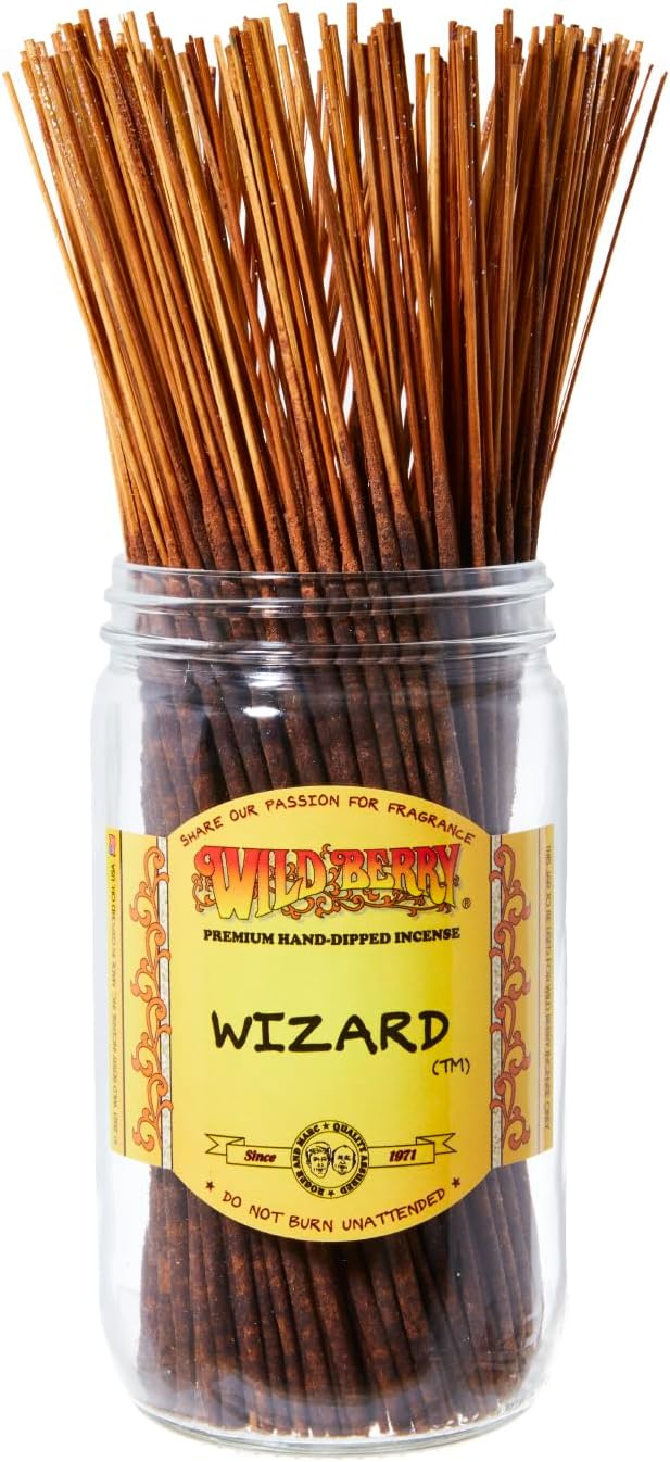 Wild Berry Incense Sticks - Wizard - Citrus with Yuzu and Cedar - 100 Count