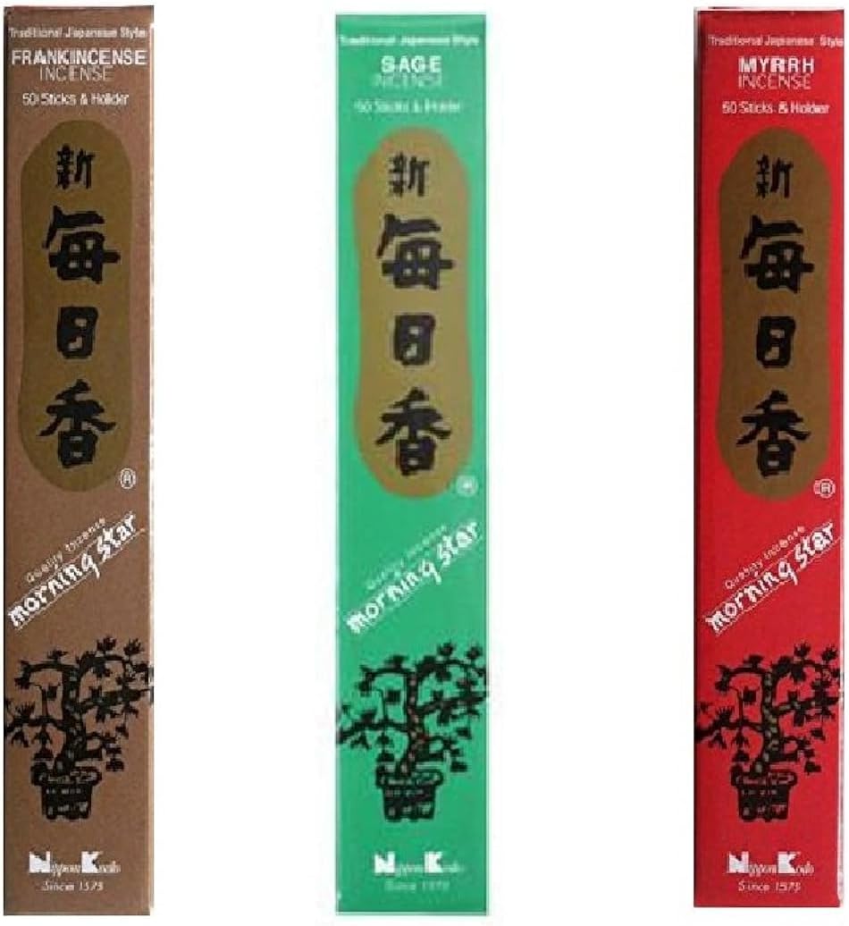 Nippon Kodo Morning Star Incense Bundle 3x50 Sticks