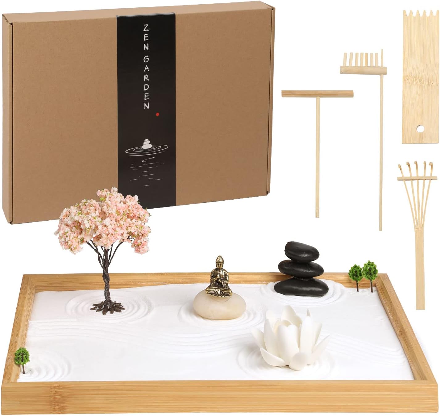 Zen Garden Kit for Office Desk and Home Decor