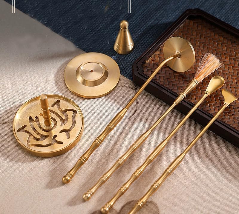Powder Incense Burner Kit 24Pcs Pure Copper Set