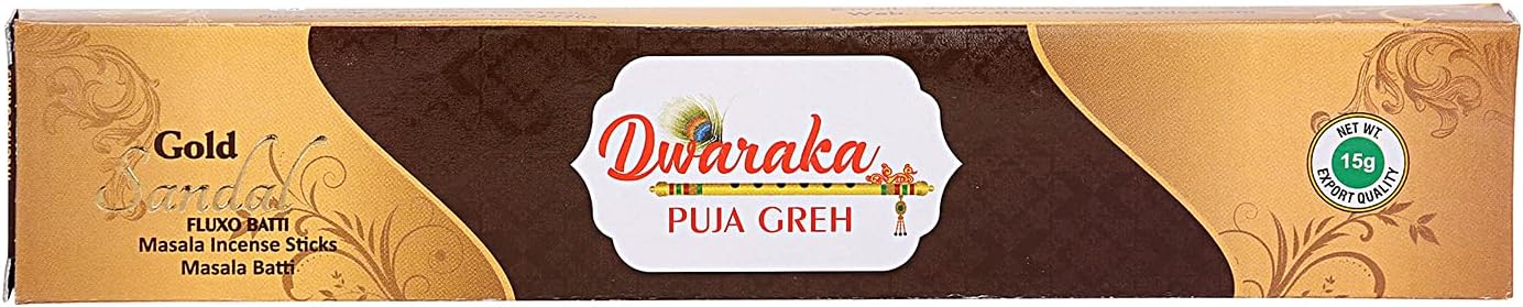 Dwaraka Sandalwood Incense Sticks 100 Pack