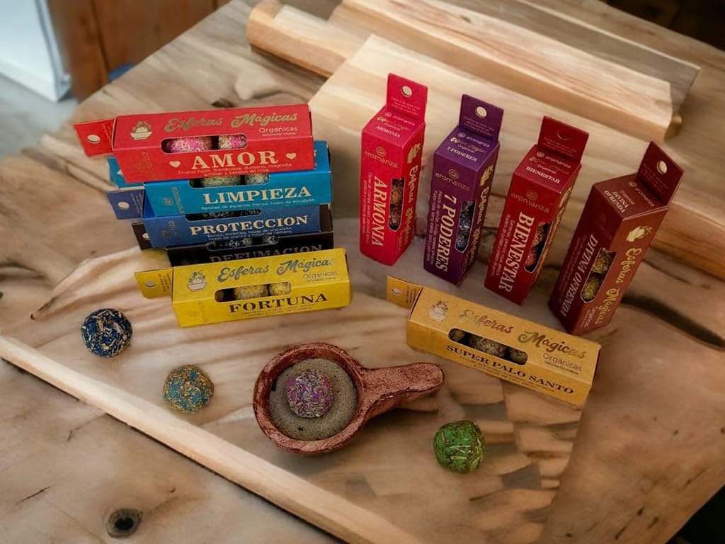 Premium Organic Magic Spheres Incense 4 Count