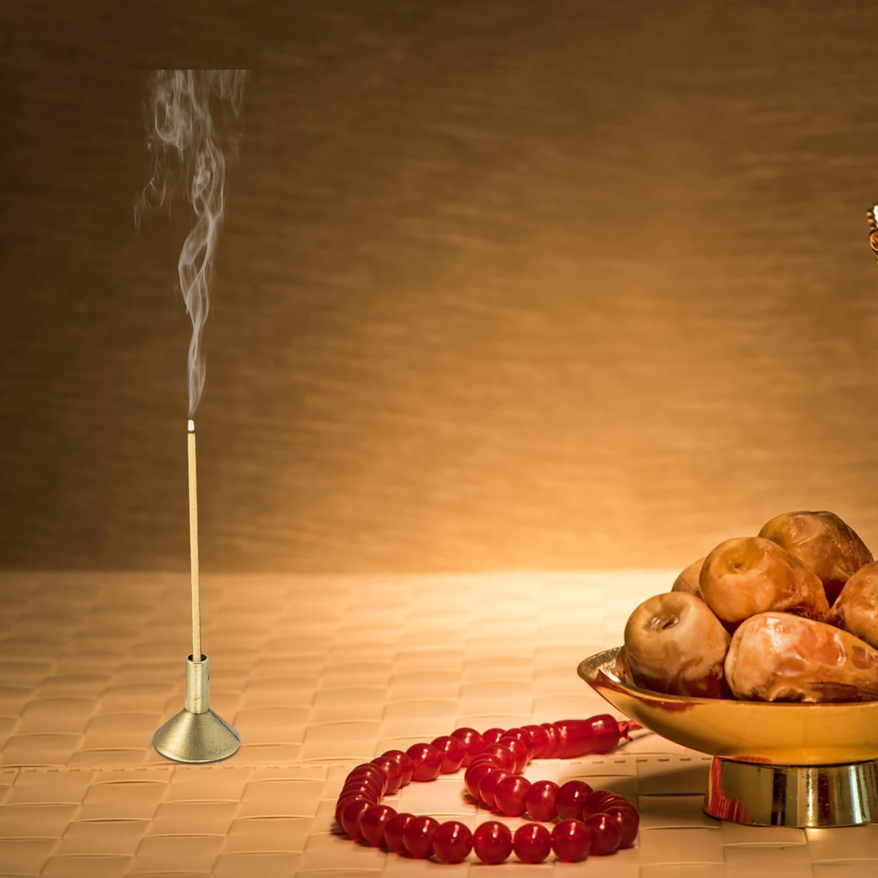 HANABASS 50PCS Brass Incense Holder for Home Decor Meditation Yoga Room Fragrance Decoration