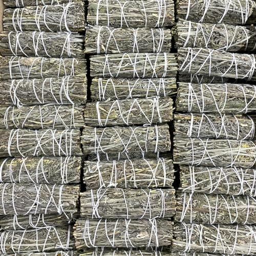 5 Dried Lavender Smudge Sticks 4 Inch Hand Tied Natural Ethically Sourced