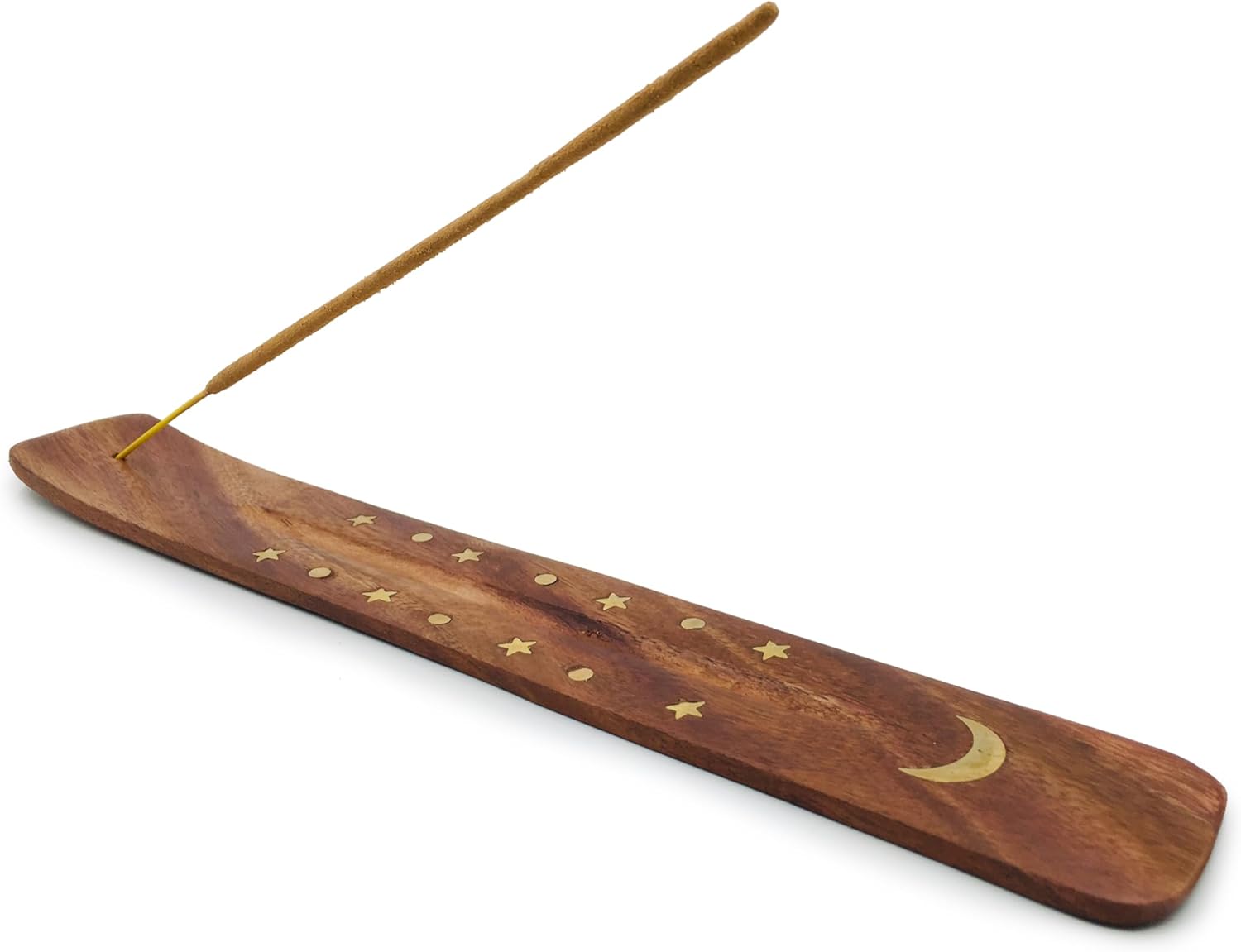 Moon and Stars Incense Holder - Celestial Design for Single Stick