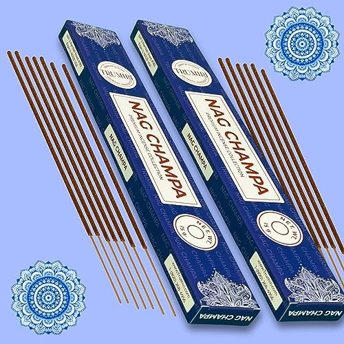 TRUMIRI Nag Champa Incense Sticks - 30 Sticks Dual Pack