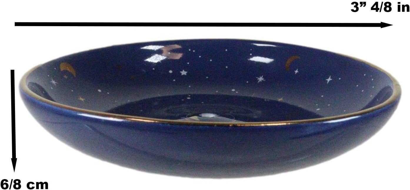 Mystic Starry Sky Incense Holder Ceramic Decor