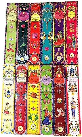 Sreevani Indian Heritage Incense Sticks Gift Pack of 12