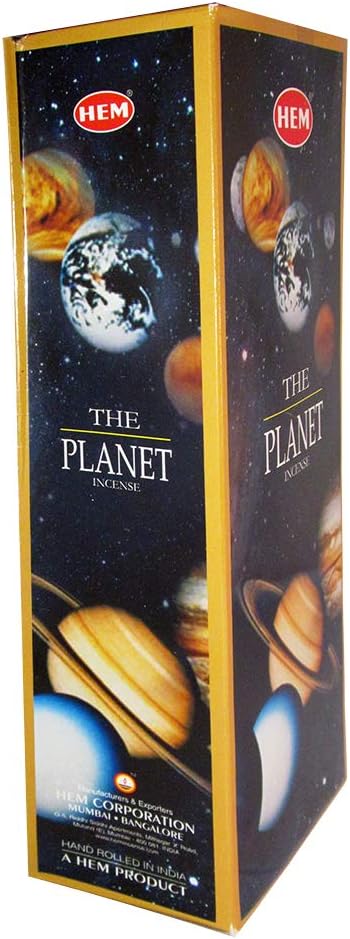 HEM Planet Box of Six 20 Gram Incense Tubes