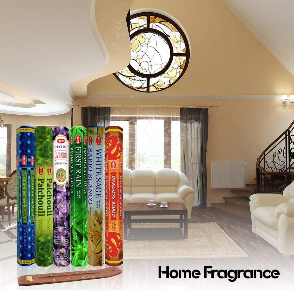 Toms Incense - 6 Popular Scents 240 Total Sticks