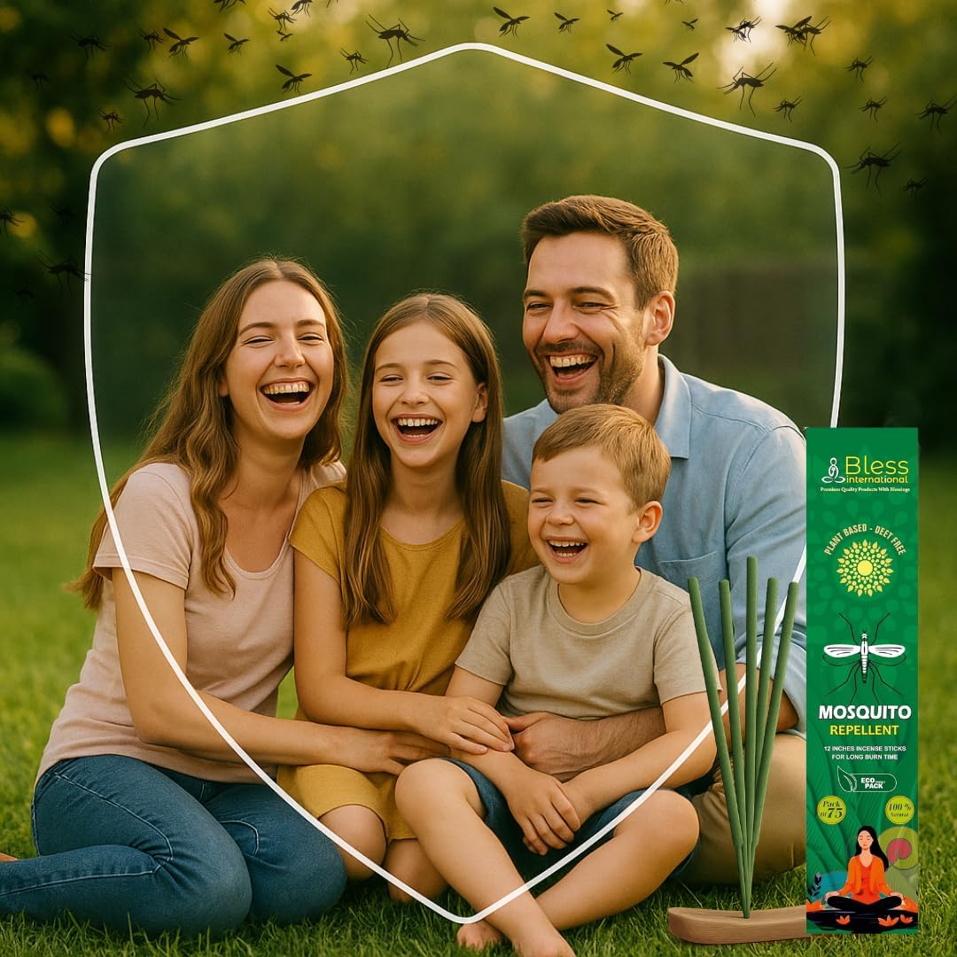Bless International Mosquito Repellent Incense Sticks 75 PCS