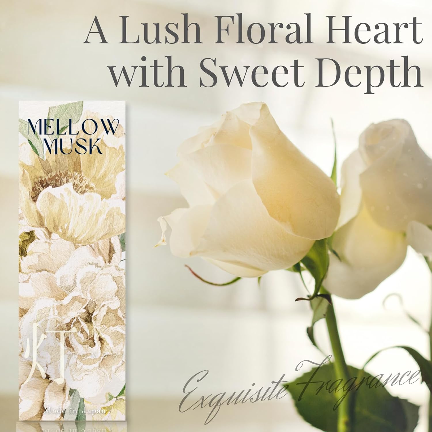 Luxury Japanese Incense Sticks 60pcs Calming Aromatherapy